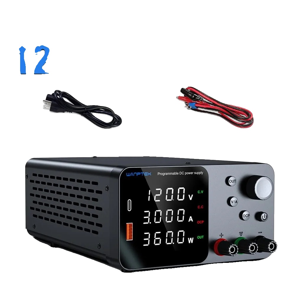 Labornetzteil, Einstellbare Spannung, Hoher Ausgangsstrom, Tps1203 120v 3a