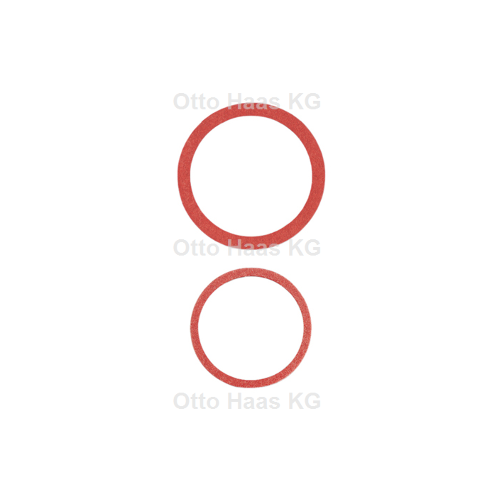 HAAS Fiber-Ring 7345 42x51x1,5mm, rotbraun, warm/kalt
