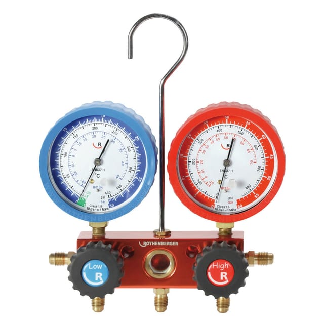 Monteurhilfe-Set 2-Wege Standard, R410A - 170607 - Rothenberger