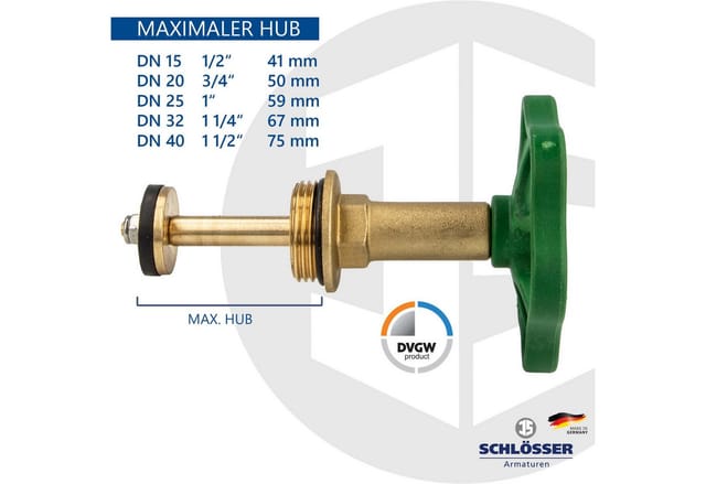 Schlösser Armaturen - js Fettkammer-Oberteil g 1 Zoll (dn 25) Ventiloberteil für Freistromventil - Schrägsitzventil Typ 1816