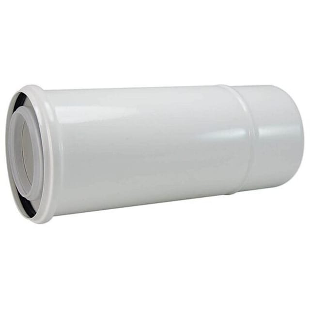 Buderus Schiebemuffe Ø 80/125 mm - Länge 300 mm - Farbe weiß - 7738112729