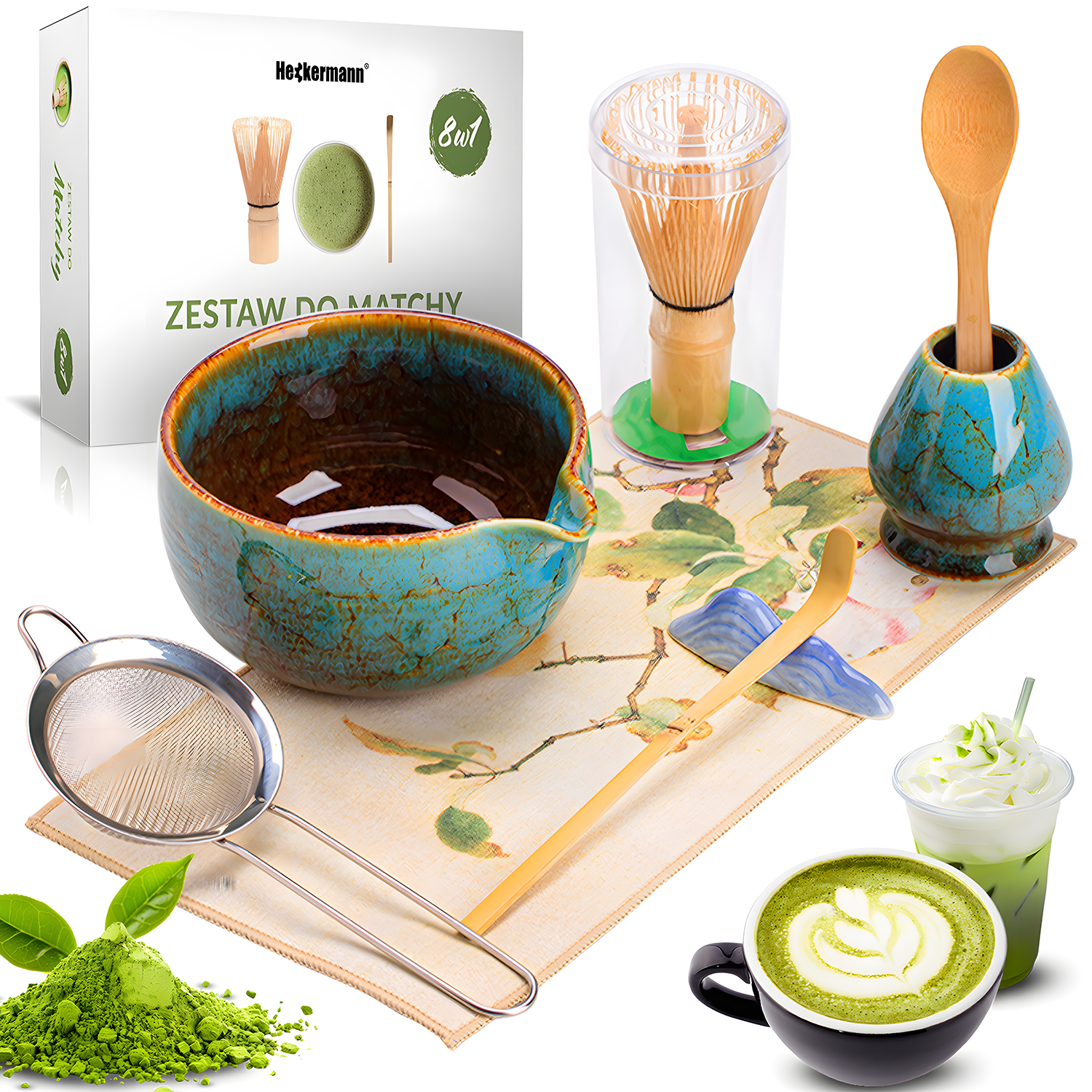 Fuji 8-in-1 Matcha-tee-set