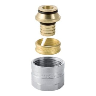 Mepla Anschlussverschraubung für Eurokonus Außendurchmesser 20mm - Geberit