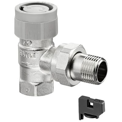 Oventrop AQ Thermostatventil DN 10 Eckausführung, mit Q-Tec