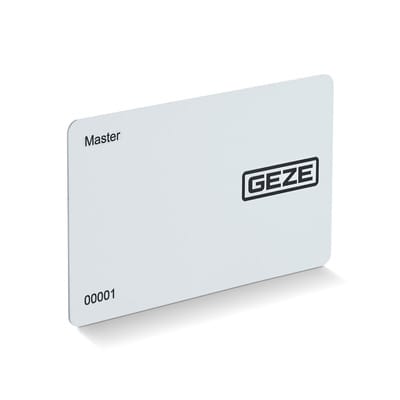 Zutrittskontrollsystem gcer 300 Systemkarte Master weiß Systemkarte Master RFID-Transponderkarte