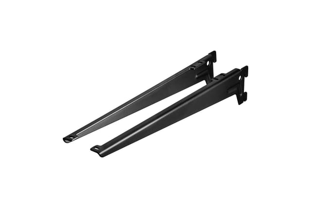 Dolle Winkelträger 1-Reihig 38 cm schwarz Metall Winkelträger