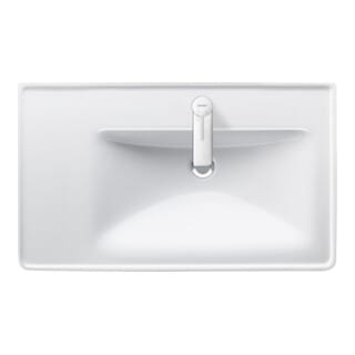 Duravit - D-Neo Möbelwaschtisch, Becken rechts, 800x480mm, 1