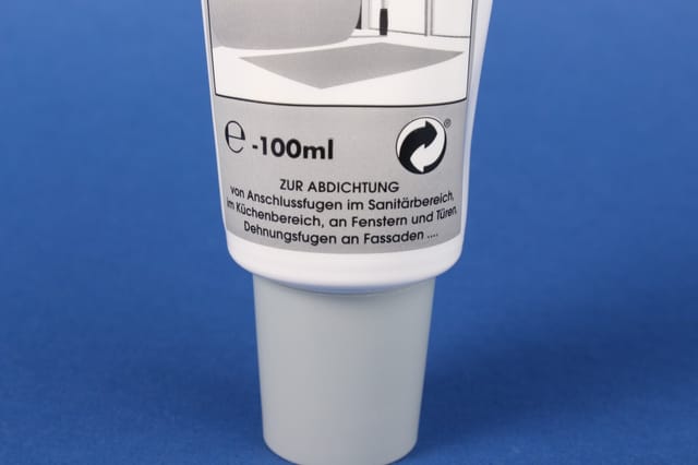 Fugendichtstoff opp n Silicone-Basis, 100 ml Tube, grau 16061 - Fermit