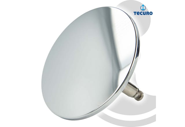 Tecuro - Ablaufstopfen Ventilkegel Badewannenstopfen ø 72 mm - höhenverstellbar