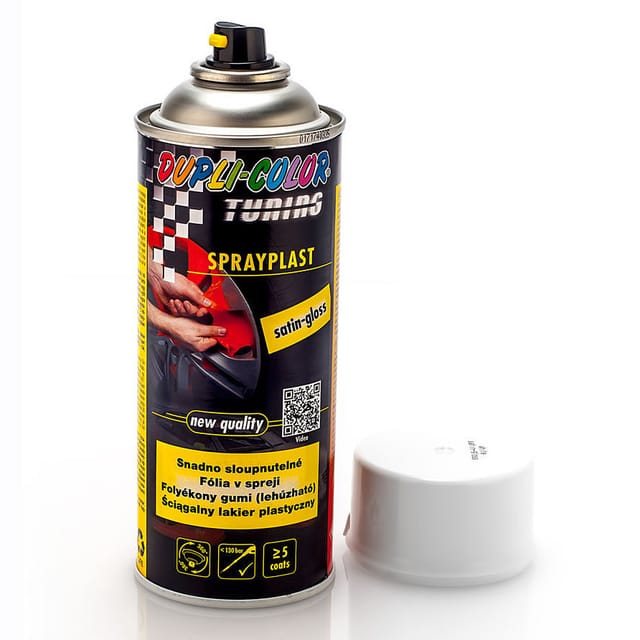 Gummifolienspray weiß glänzend Sprayplast Aerosol 400ml Motip