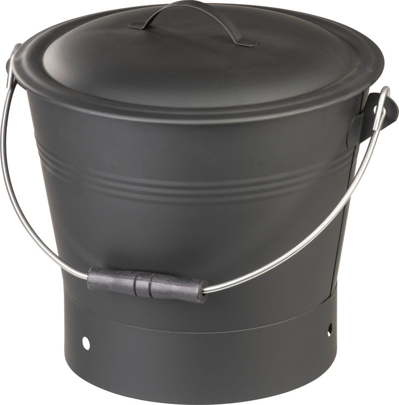 Ascheeimer Strend Pro, Mit Deckel, 8l