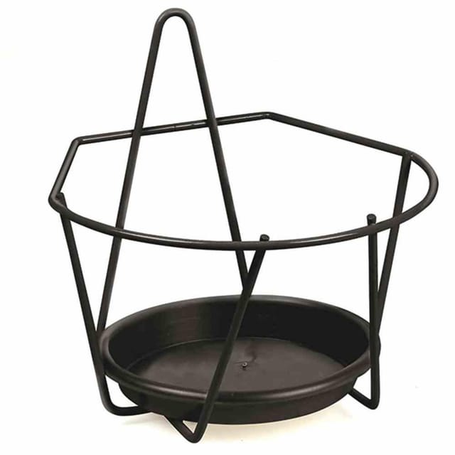 Wand-Blumentopfhalter ø 16 cm, schwarz