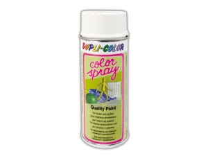 Dupli-color Kunstharzlackspray, weiß matt, 400 ml