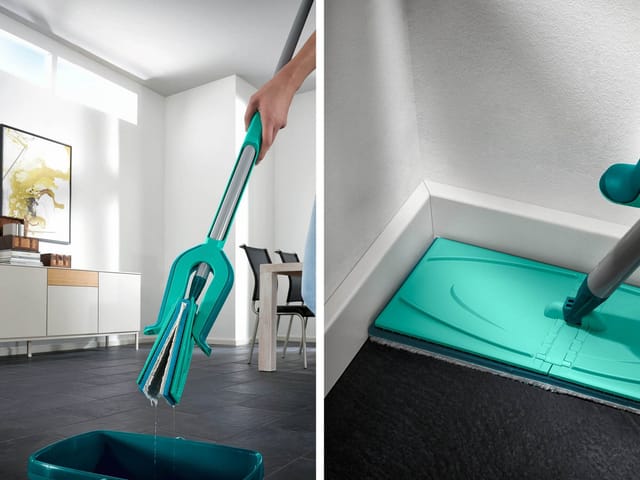 Picobello s micro duo Bodenwischer , grün (57023) - Leifheit