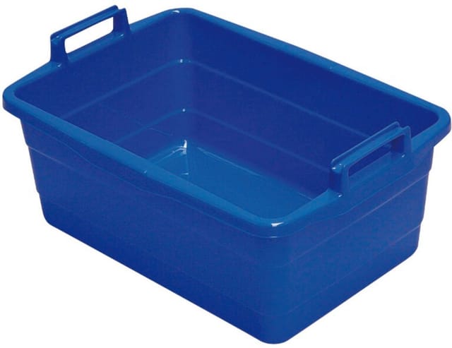 Wanne L620xB425xH250mm Inh.45l PE blau LOCKWEILER