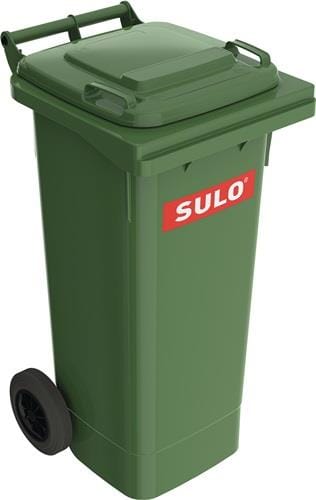 Sulo - Müllgroßbehälter 80 l hdpe grün fahrbar, nach en 840