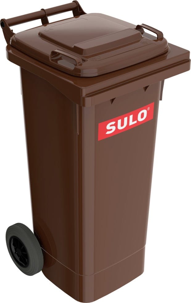 Sulo - Müllgroßbehälter 80 l hdpe braun fahrbar, nach en 840