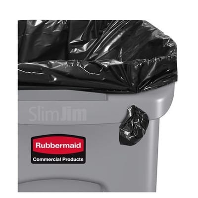 RUBBERMAID Wertstoffsammler 87l H762xB279xT558mm grau m.Lüftungskanälen - FG354060GRAY