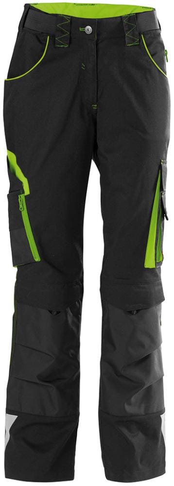 Fortis - Bundhose Damen performance 24 Gr.46 schwarz/limette