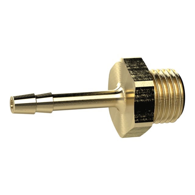 FP - Riegler Einschraubschlauchtülle, g 1/8, für Schlauch lw 4 mm, sw 14, ms
