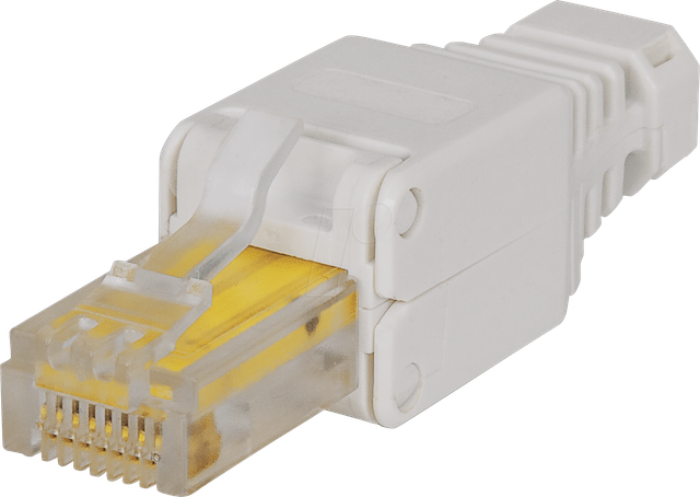 Intellinet - Werkzeugloser RJ45-Stecker RJ45-Modularstecker kein Crimpwerkzeug benötigt 79