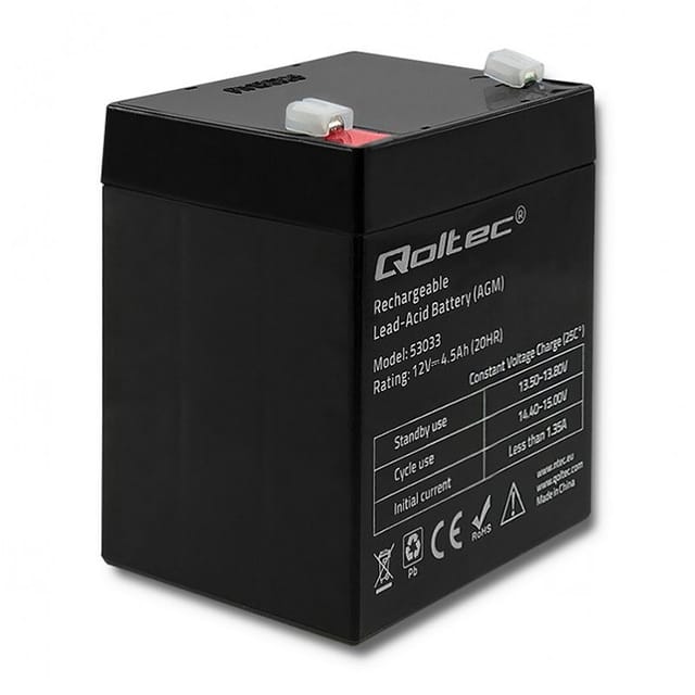 AGM-Batterie 12V 4,5Ah max. 67,5A