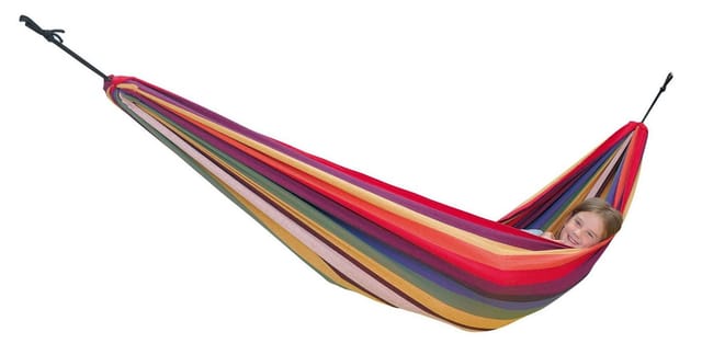 Bunte Kinderhängematte Chico Rainbow für 2-8 Jahre Liegefläche ca. 220 x 120 cm - Amazonas