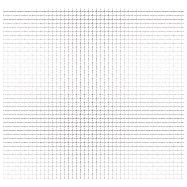 Wellengitter Edelstahl 50×50 cm 11×11×2 mm Vidaxl