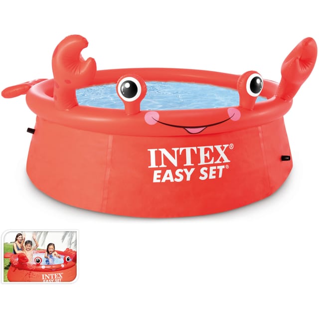 Happy Crab Aufblasbarer Pool Easy Set 183x51 cm Intex