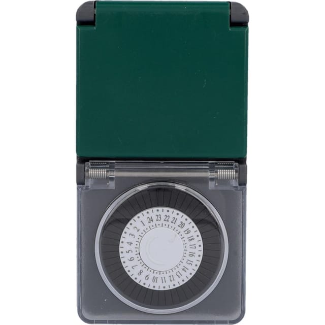 Zeitschaltuhr mini 3.500W mechanisch, IP44 Zeitschaltuhren