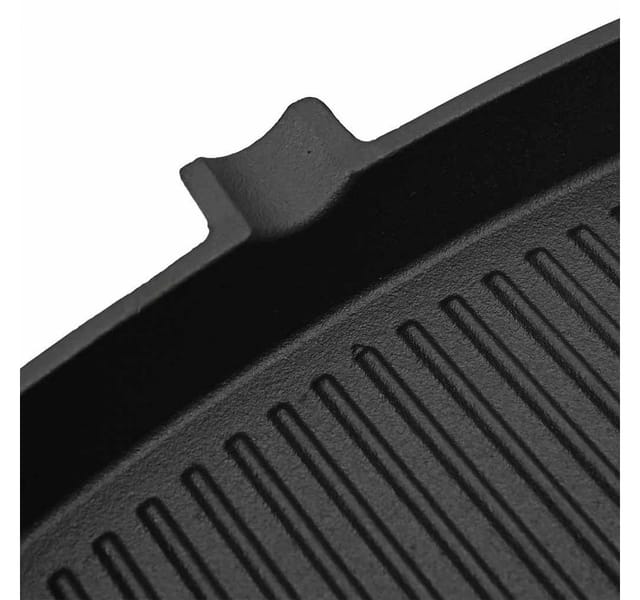 Grillpfanne mit Holzgriff Gusseisen 20 x 20 cm Vidaxl