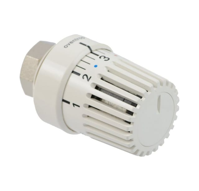 Thermostat Uni lh ohne Nullstellung, weiß 7-28 GrC