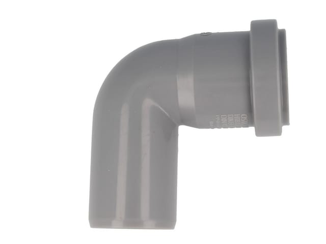 HT-Bogen DN 40 87 Grad mit vormontiertem Dichtring
