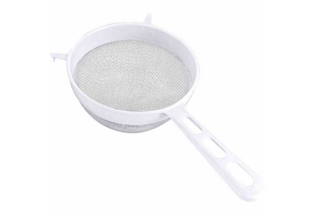 Kunststoffsieb sortiert 12 cm Gewebe aus Polyester