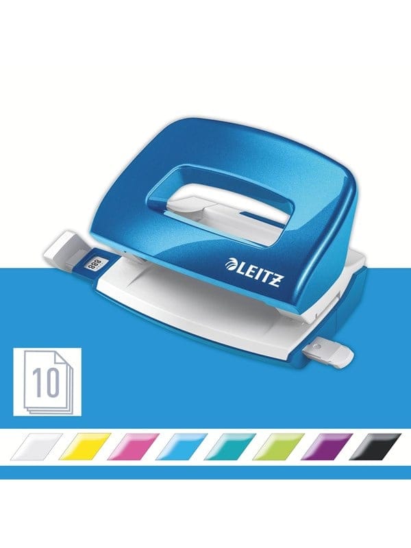 Locher NeXXt wow Mini 5060 8cm 10 Bl. (80 g/m²) mit Anschlagschiene blau