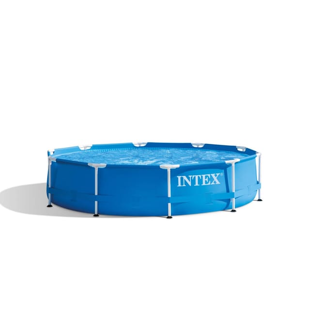 Intex - Frame Pool Set mit Pumpe 305x76cm Stahlrohrbecken Schwimmbecken - 28202