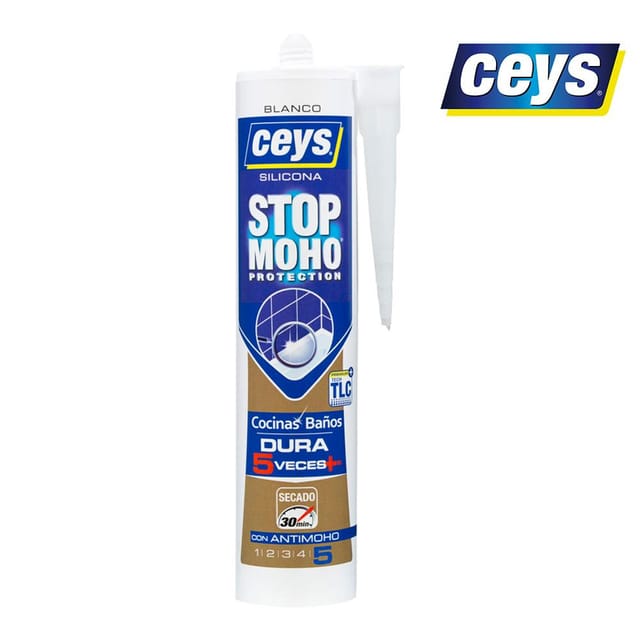 Ceys - Anti-Schimmel-Dichtstoff – Weiße Kartusche 280 ml 505540