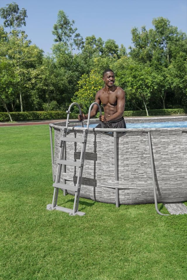 Power Steel Swimmingpool-Set 427x250x100 cm Bestway