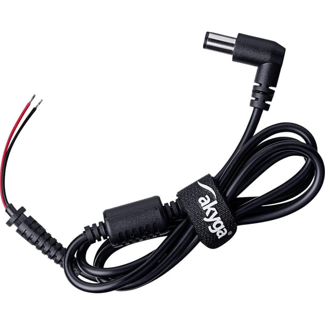 Akyga AK-SC-02 Niedervolt-Adapterkabel Hohlstecker 7.4 x 5.0 mm + Pin - offene Kabelenden 1.2 m