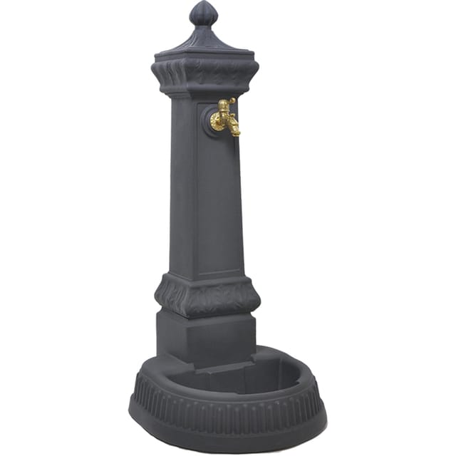 Monacis - Brunnen 'Brera' aus Harz für den Außenbereich und Garten Made in Italy 120 cm -Terrakotta