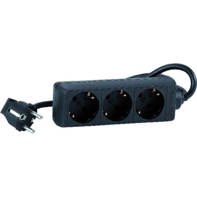 Steckdosenleiste IP201,4m 3-fach H05VV-F3G1,0 - Hedi