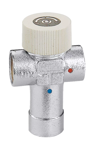Esbe - Caleffi Thermomischer einstellbar verchromt mit Innengewinde 3/4' 40-60°C 520540