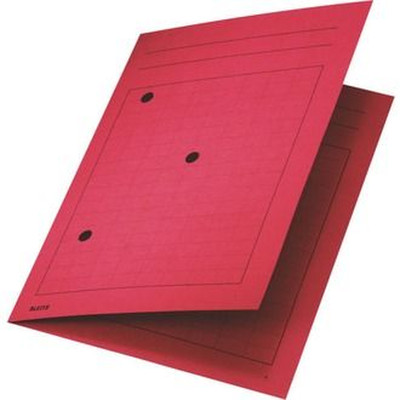 Umlaufmappe 39980025 din A4 3Sichtlöcher Karton rot - Leitz