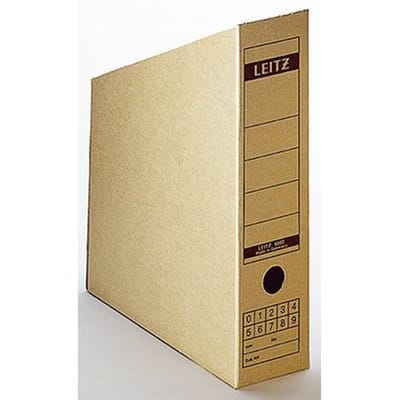 Leitz - Stehsammler 8 x 32,5 x 27 cm (b x h x t) din A4 Werkstoff: Wellpappe recycelt/Natronpapier kaschiert naturbraun