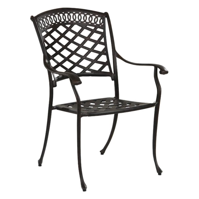 Inko - Stapelstuhl Urban Alu-Guss 67x63x92 cm Gartenstuhl 2 Farben zur Wahl Bronze