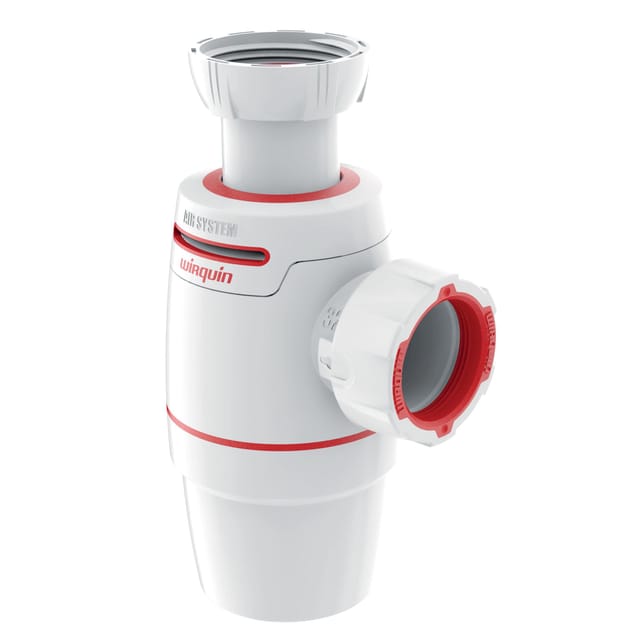 Neo Air Siphon für Spülbecken, geräuschlos, geruchslos, WIRQUIN, Durchmesser 32 mm WIRQUIN
