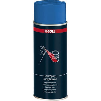 Color-Spray, 400 ml Spraydose RAL5010 enzianblau, glänzend - E-coll