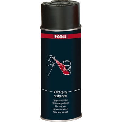Color-Spray 400 ml Spraydose RAL9005 tiefschwarz seidenmatt - E-coll
