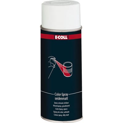 Color-Spray, 400 ml Spraydose RAL9010 reinweiß, seidenmatt - E-coll