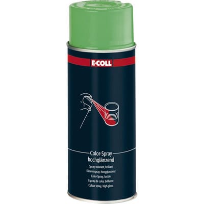 Color-Spray, 400 ml Spraydose RAL6018 gelbgrün, glänzend - E-coll